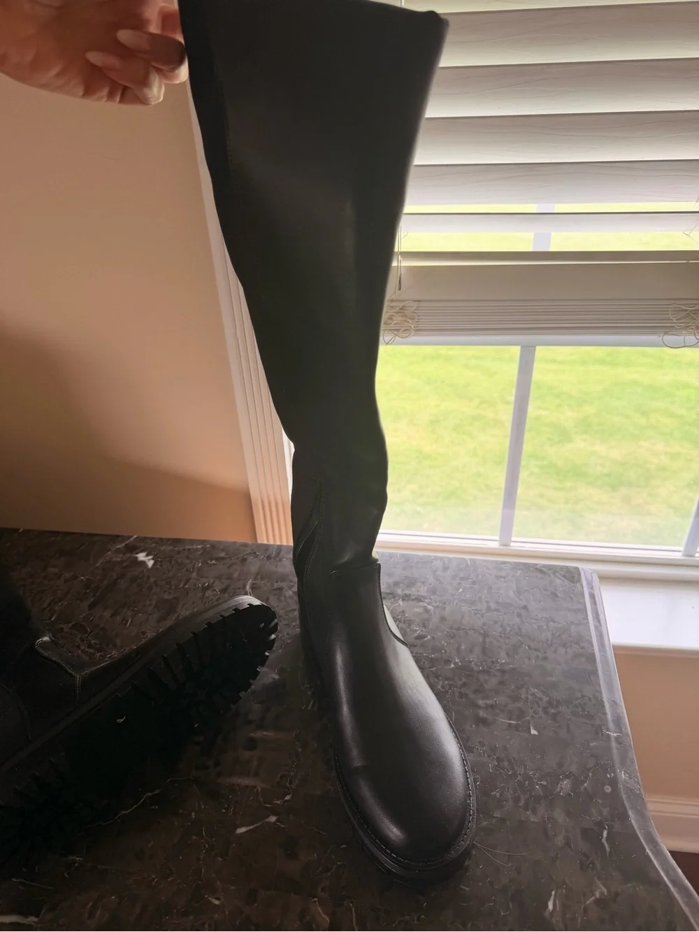 Guess Black Mid-Calf Heeled Women's Boots